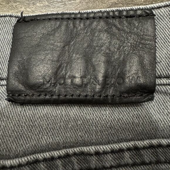 Mott And Bow Jeans Mens 34x30 Gray Slim Designer Stretch Denim Comfort Casual - Picture 10 of 10